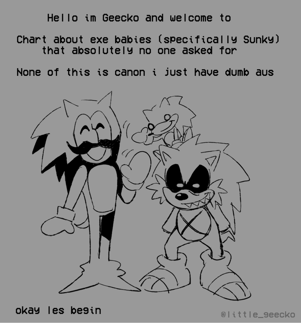 Little_GeeckOLD's tweet image. hi i cant sleep so i explained the whole deal with sunky&apos;s existence as somehow being the direct kid of these two in my au ok gn #endlesscycles