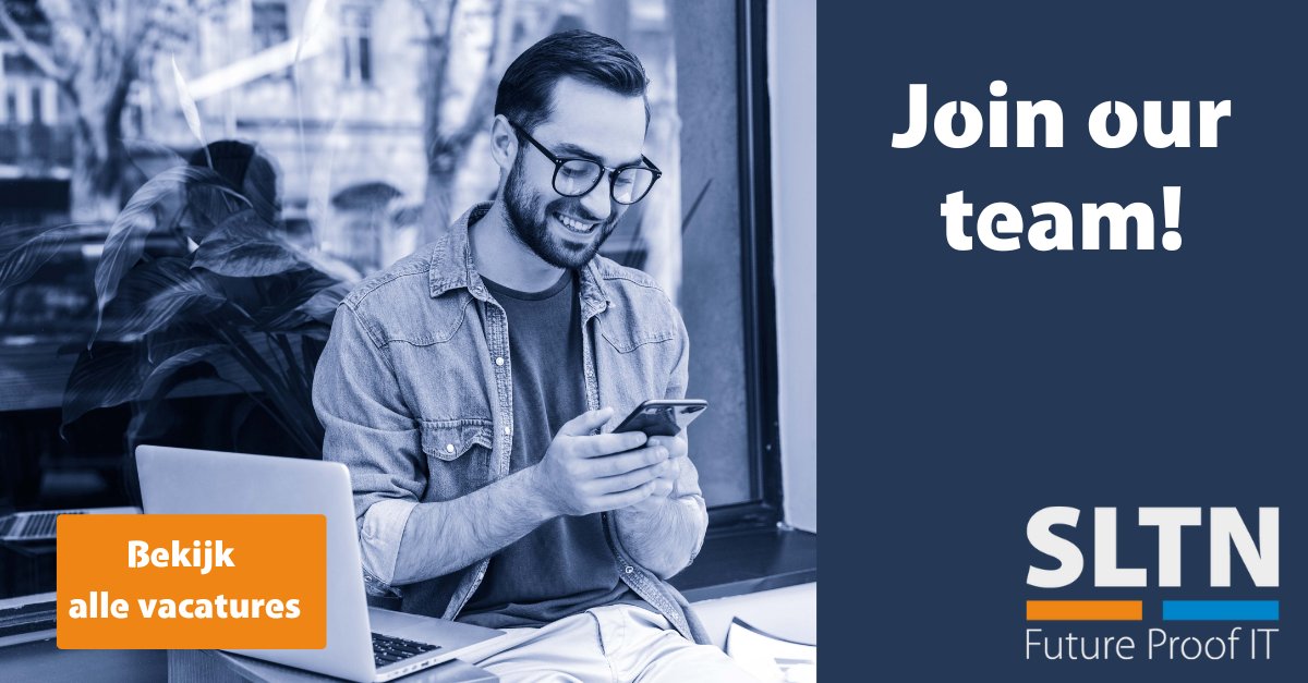 Werken bij een van de grotere IT bedrijven van Nederland? Wij zijn gespecialiseerd in het compleet ontzorgen van onze klanten op IT vlak en doen dat inmiddels met 600 collega’s voor ruim 1.400 klanten.
Meer weten: bit.ly/3DhjirQ
#SLTN #IThiring #vacature #solliciteren