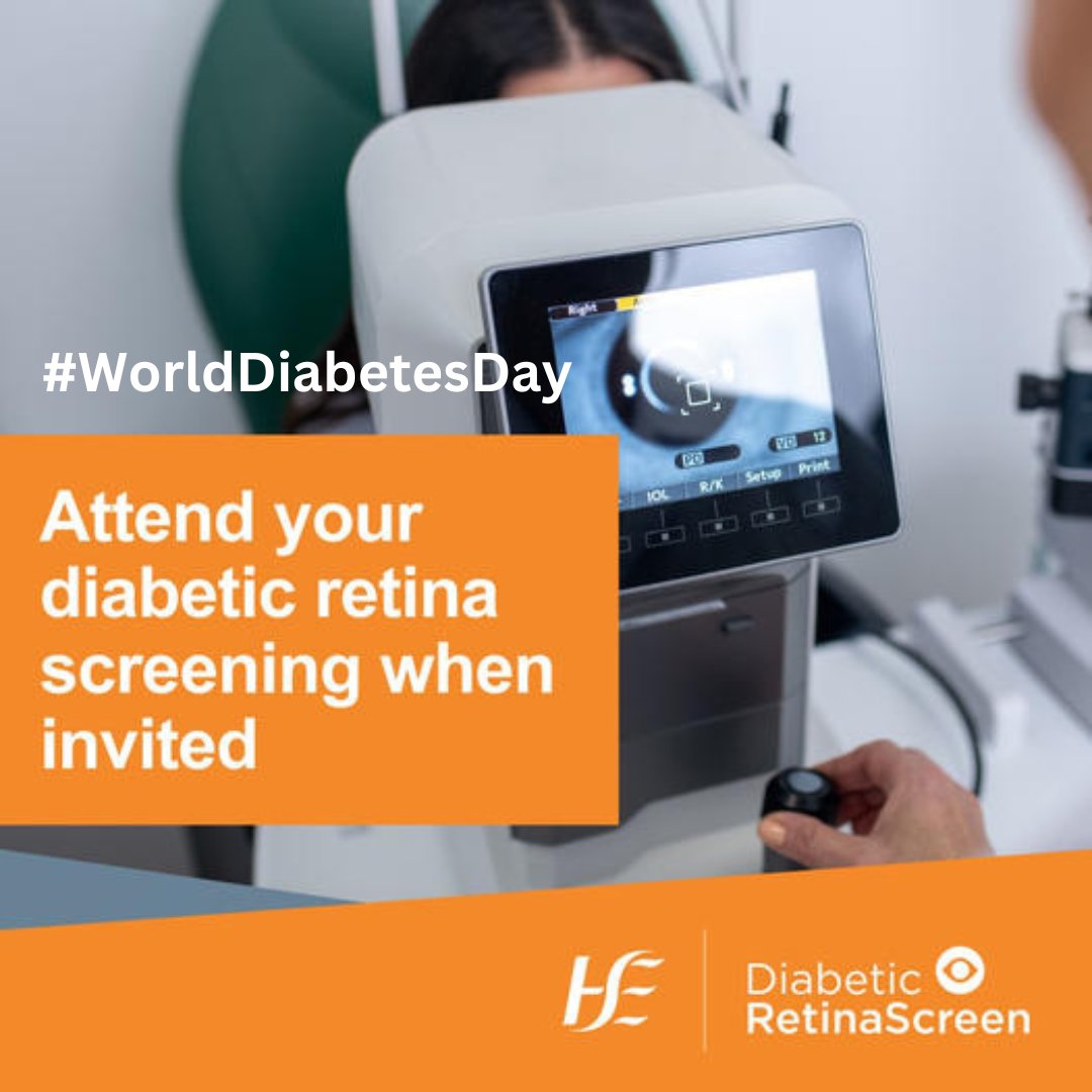 It's #WorldDiabetesDay and this year we are encouraging everyone with diabetes aged 12 years and over to make diabetic retina screening a part of their routine. Register today and keep up your regular appointments. 

Register here: bit.ly/3tqMnxV