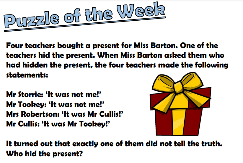 StGeorgesMaths_'s tweet photo. Its POW time! The solution to last week's puzzle was 9.  Are you ready for this week's challenge? https://t.co/bY1sc0hpgk
