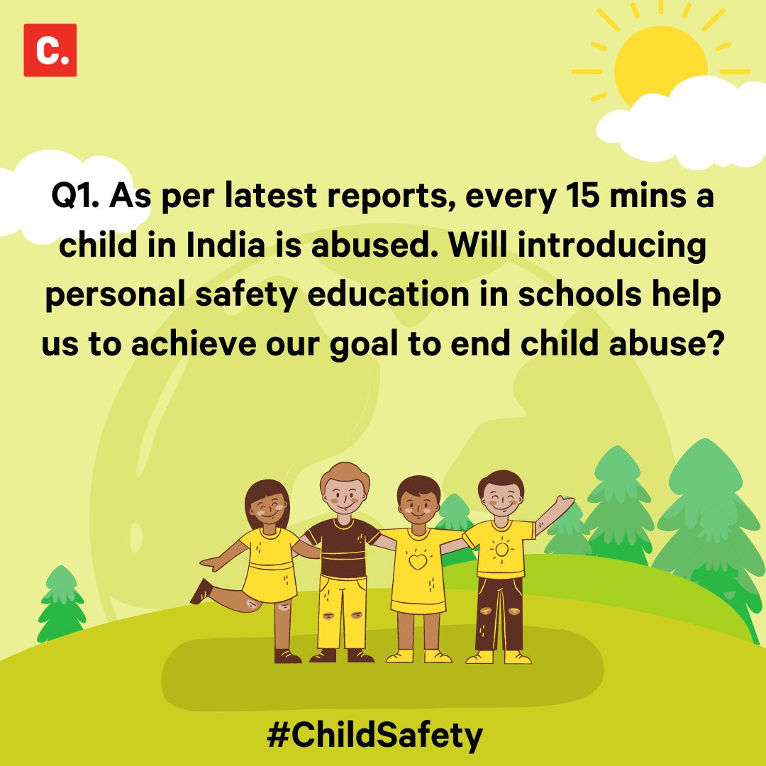 This #ChildrensDay, let's discuss ways in which every child feels safe and heard. Join us as we discuss #ChildSafety with <a href="/chhavi_dawar/">Chhavi Dawar, Ph.D. (she/her)</a> <a href="/divya_shah23/">Divya Shah | Mental Health Adv</a> <a href="/pranaadhika/">Pranaadhika Sinha Devburman 🇮🇳</a> <a href="/richachadha07/">Richa Chadha</a> @MounaMukherjee <a href="/faithfoundati12/">Faith Foundation Shillong</a>