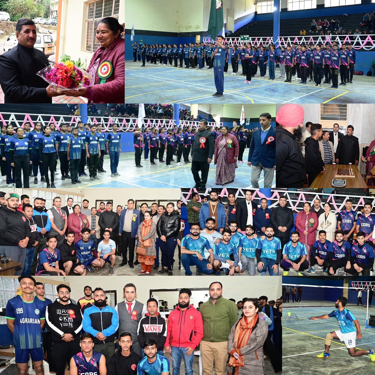 Inaugural ceremony of Inter-college Games at CSKHPAU, Palampur.
Best of luck to the participants. 
#ChildrensDay #14November #sports #tournament #cskhpkvmemes