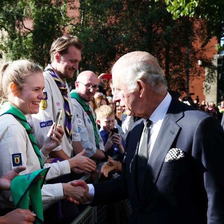 scouts's tweet photo. A very happy 74th birthday to HM King Charles III from all our Scouts. https://t.co/jWF18hLgNE