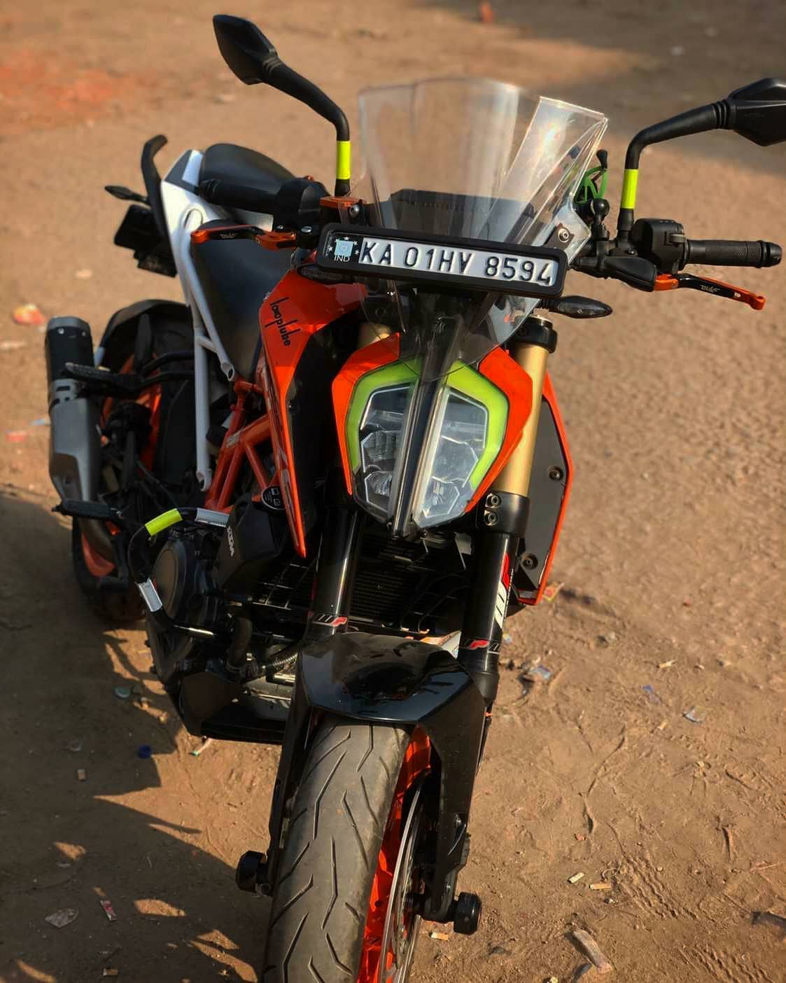 Transparent windshield for bike deals