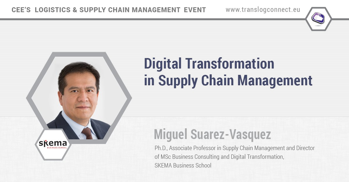 TRANSLOG Connect Congress (@translogconnect) on Twitter photo 🎤Miguel Suarez-Vasquez, Ph.D., Associate Professor in Supply Chain Management and Director of MSc Business Consulting and Digital Transformation from <a href="/SKEMA_BS/">SKEMA Business School</a> will speak at TRANSLOG 👉bit.ly/2lZViqV
#logistics #supplychain #translogconnect #digitaltransformation 🎤Miguel Suarez-Vasquez, Ph.D., Associate Professor in Supply Chain Management and Director of MSc Business Consulting and Digital Transformation from <a href="/SKEMA_BS/">SKEMA Business School</a> will speak at TRANSLOG 👉bit.ly/2lZViqV
#logistics #supplychain #translogconnect #digitaltransformation