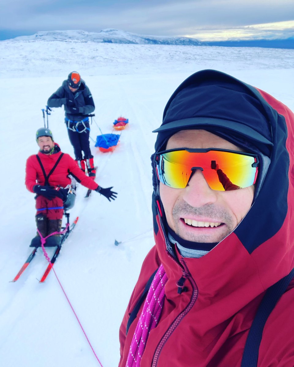 Outstanding few days of training out in Iceland with @edjackson8 and Darren Edwards, preparing for our big expedition in April. Conditions were “interesting”, with 77 km/h winds on day one. Train hard, fight easy! @TheRealBerghaus @coldhouse_