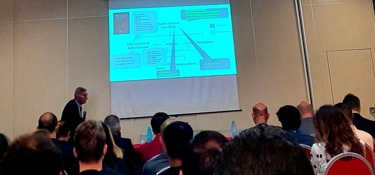 CarlotteK's tweet image. The #EMRSS with over 40 #PRM residents from Europe and Mediterranean region was opened last night by #FracoCirillo and just started with an overview of #LongCovid by @paolobold. Tomorrow talks on #evidence @CochraneRehab. @ESPRM_ @europrm