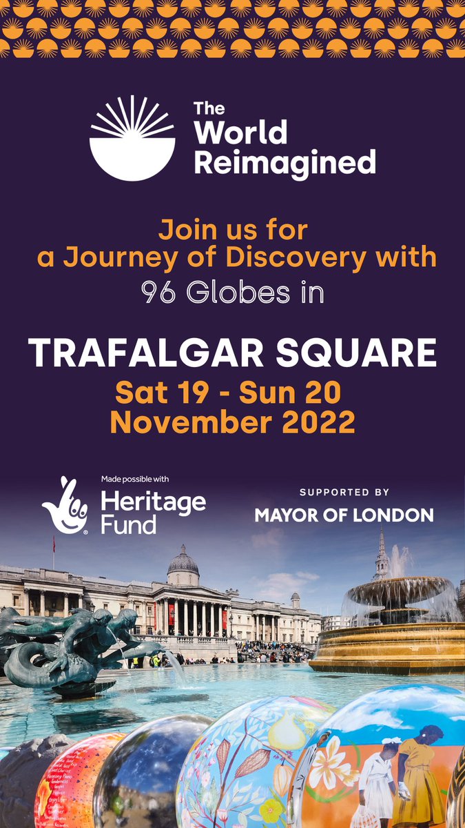 🔥It's this week!!🔥 96 of our Globes are coming to Trafalgar Square for Sat 19 & Sun 20 November only. Join us!t