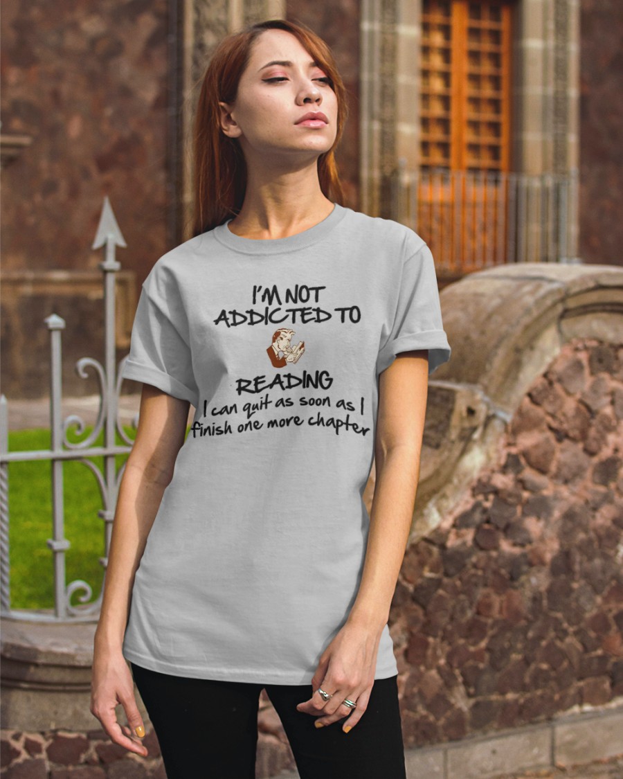 I'm not addicted to reading funny graphic for women 👇
teechip.com/Notaddictedtor…