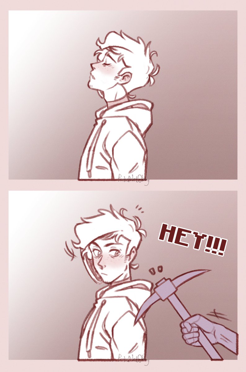 SamIsStupid1's tweet photo. "You wanna make a base or something?"  (part 1)
#dreamfanart #tommyinnitfanart #dreamsmp https://t.co/wYQUB8OKI0