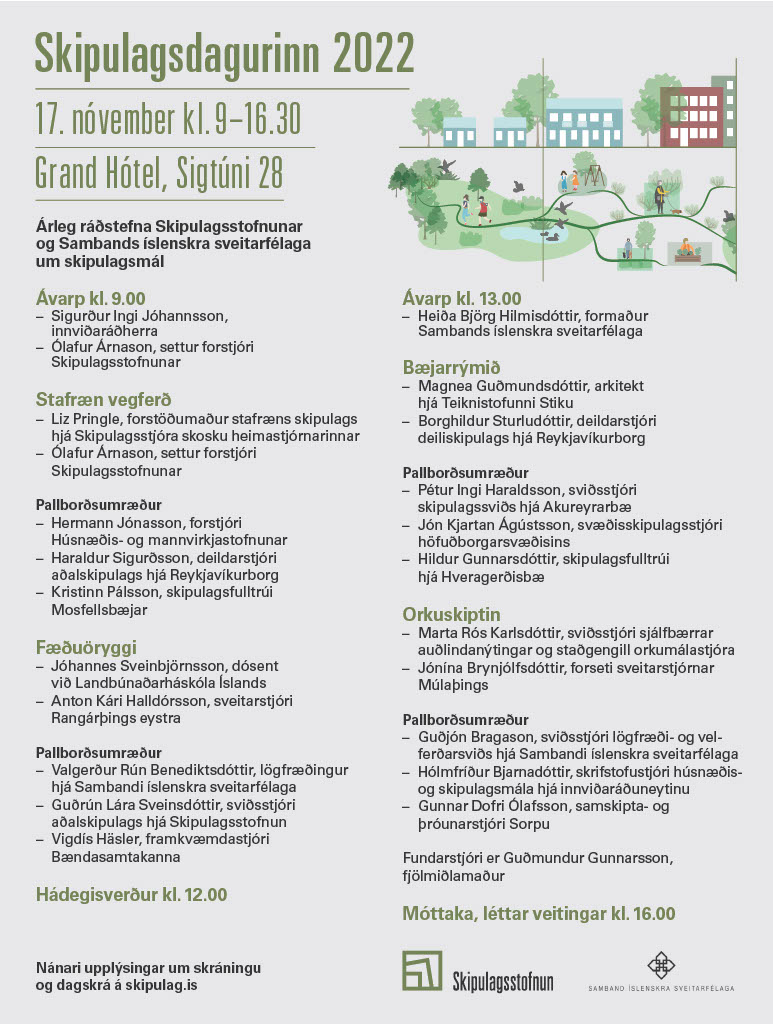 Kæru vinir. Við minnum á Skipulagsdaginn, 17. nóvember. 

Skráning hér: 
forms.gle/9ga8JKjBiX45fS…