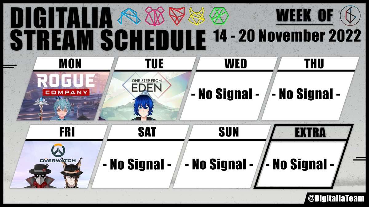 ตารางไลฟ์ประจำสัปดาห์ของสมาชิก Digitalia
ประจำวันที่ 14 - 20 พฤศจิกายน 2565

ติดตามชมเหล่าสมาชิกกันด้วยนะ

หมายเหตุ : นี่เป็นประกาศคร่าวๆ รายอาทิตย์ อาจมีการเปลี่ยนแปลงได้ โปรดติดตามประกาศทางการจากสมาชิกโดยตรง

#DigitaliaTeam