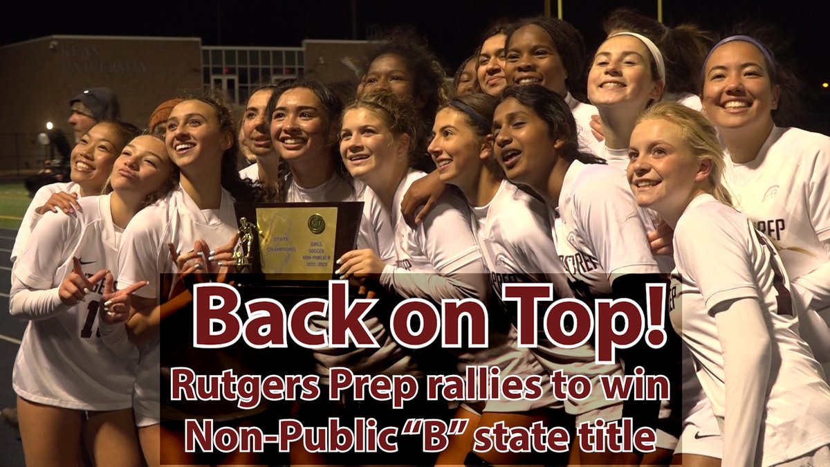 ⚽️ Rutgers Prep rallies for a state title! 🏆 Melina Rebimbas nets a pair of goals to power a second half surge, as the Argonauts top DePaul to bring home the Non-Public "B" state championship.

Watch our FULL coverage HERE: jerseysportszone.com/watch-sunday-1…