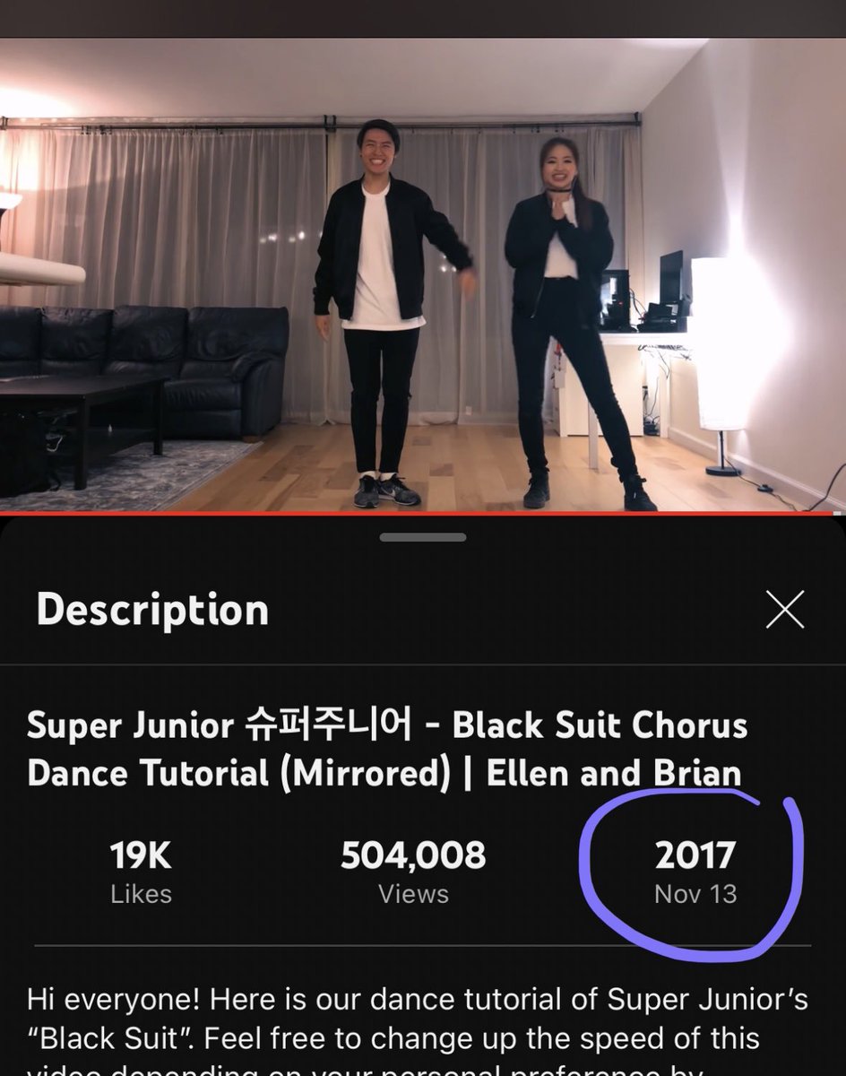 EllenxBrian's tweet photo. It’s been 5 years since we uploaded our first YouTube video! Here’s a photo of us when we filmed our Super Junior - ‘Black Suit’ cover 5 years ago 😆 Thank you for supporting our journey and we’ll keep working hard 🥰 https://t.co/rzL7Efi1hS