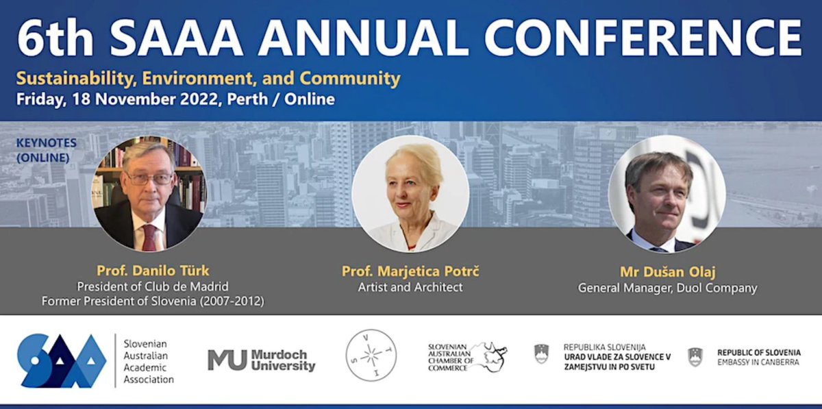 HYBRID EVENT in WA - Fri, 18.11.22 - Registrations OPEN!! - *|mailchi.mp/slovenianaustr…|*