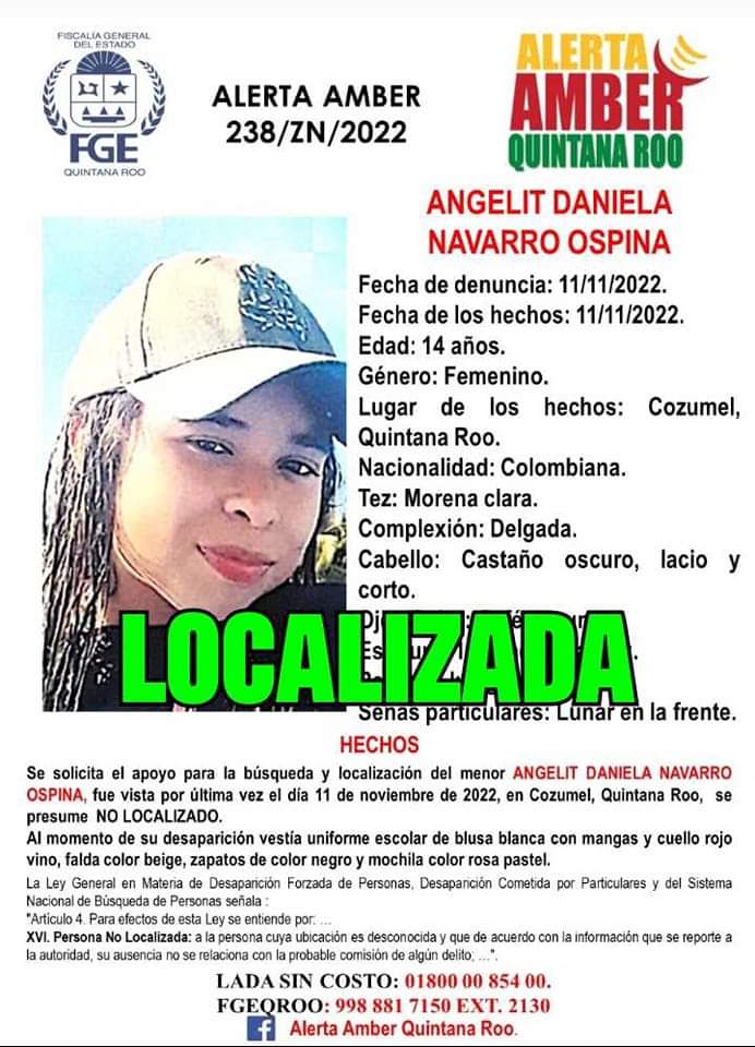 Comisión de Búsqueda Quintana Roo (@busqueda_qroo) on Twitter photo 