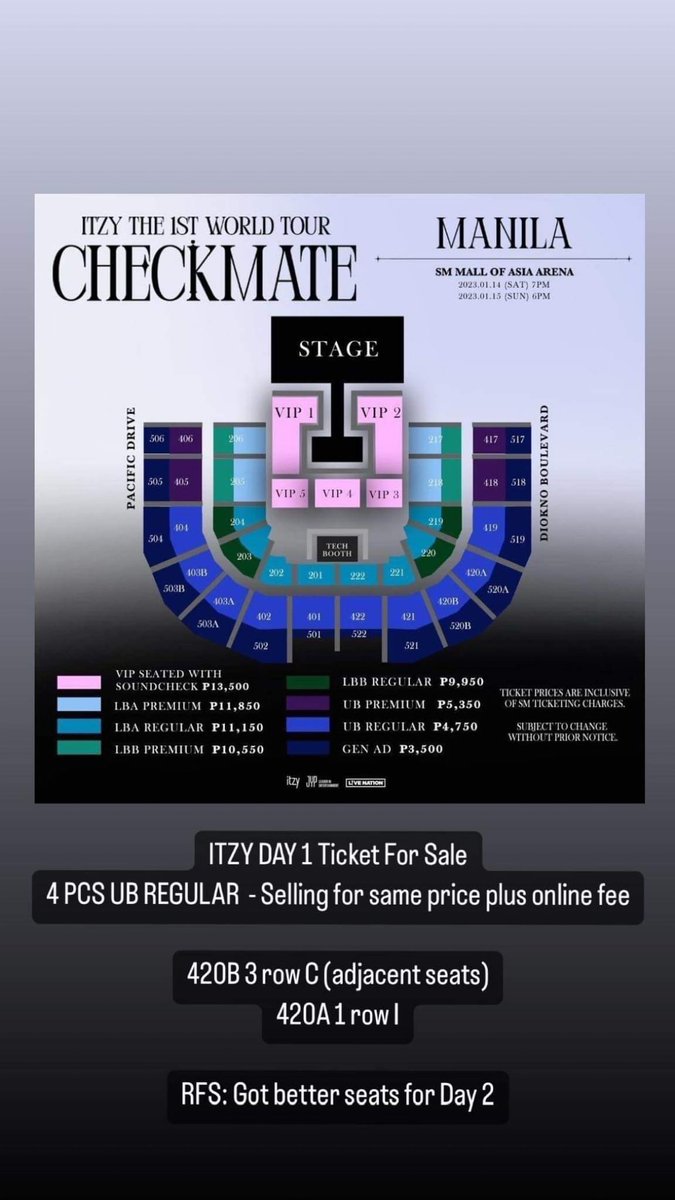 melaniemaep's tweet photo. WTS LFB
#ITZYinMANILA 
#ITZY_WORLD_TOUR https://t.co/jkiMRvfl4X
