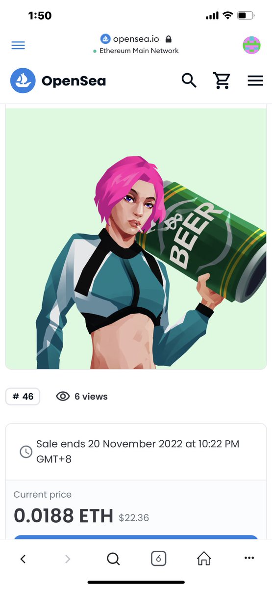 Appll | $GM Cronos | @VESTN_io (@cschua09) on Twitter photo I think this is a bargain too, BEER🔥🚀<a href="/ProjectMaybeNFT/">Project Maybe - TIRO NFT SOLD OUT</a> opensea.io/assets/ethereu… I think this is a bargain too, BEER🔥🚀<a href="/ProjectMaybeNFT/">Project Maybe - TIRO NFT SOLD OUT</a> opensea.io/assets/ethereu…