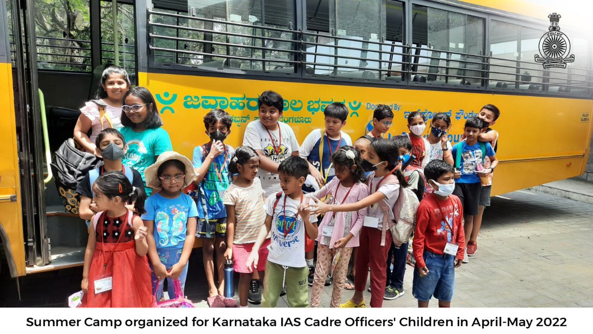 IASOAKarnataka's tweet photo. To commemorate the birth anniversary of our first PM Pt. Jawaharlal Nehru, this #childrensday we look back at the exciting events organized at the #ARI summer camp for cadre officers’ children, including sports, cultural events, art and other engaging activities. #ARIforums https://t.co/Fi4TaP60h6