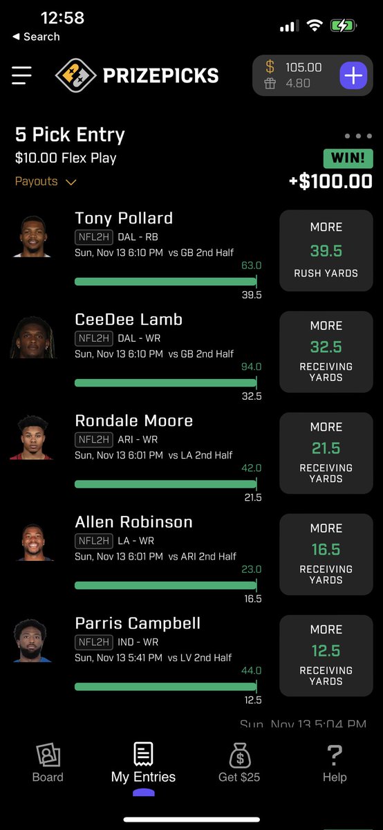 killercam94's tweet image. Went 34-32 on Prize picks this Saturday and Sunday. I’m about to start post plays on here #PrizePicks #GamblingTwitter #NoDepositBoyz