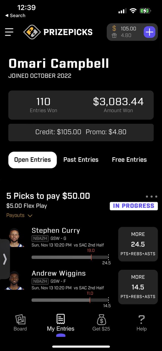 killercam94's tweet image. Went 34-32 on Prize picks this Saturday and Sunday. I’m about to start post plays on here #PrizePicks #GamblingTwitter #NoDepositBoyz