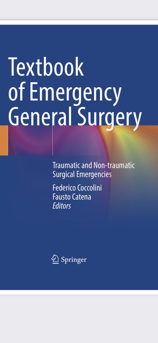 The first textbook on emergency general surgery
