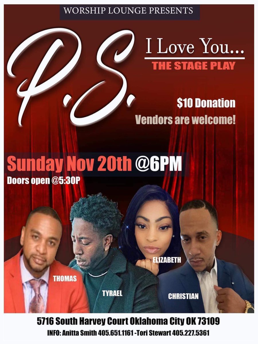 Lizspeaks1's tweet photo. It’s just the beginning.. Come enjoy this amazing play Nov 20th P.S I Love you.. I will be in it too 😅😁😁 Get your tickets 🎟 here https://t.co/yG7wYLd7OM https://t.co/eE55iZ9Nei