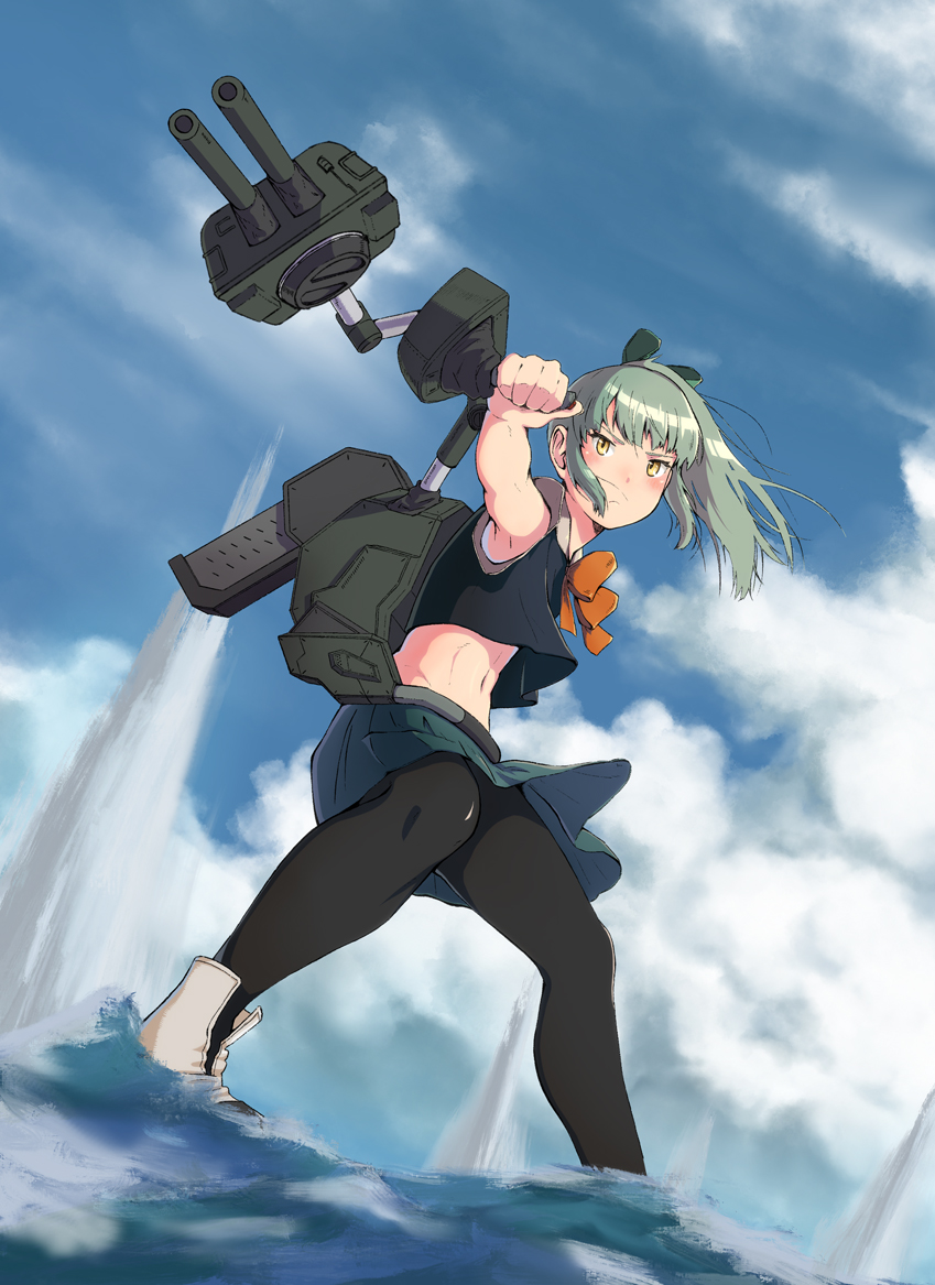 もう何年も前に描いた艦これの夕張の絵がピクシブで200ブクマ行ったので、リメイクの絵と合わせて眺めてた。
リメイクの方、何気に波の表現がよいな…
←オリジナル リメイク→ 