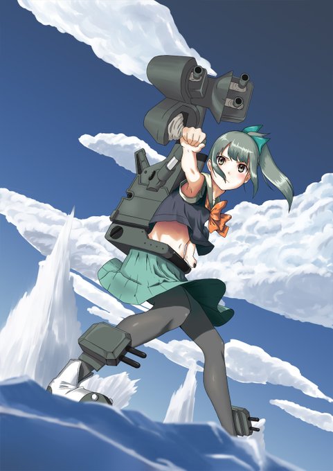 もう何年も前に描いた艦これの夕張の絵がピクシブで200ブクマ行ったので、リメイクの絵と合わせて眺めてた。
リメイクの方、何気に波の表現がよいな…
←オリジナル リメイク→ 