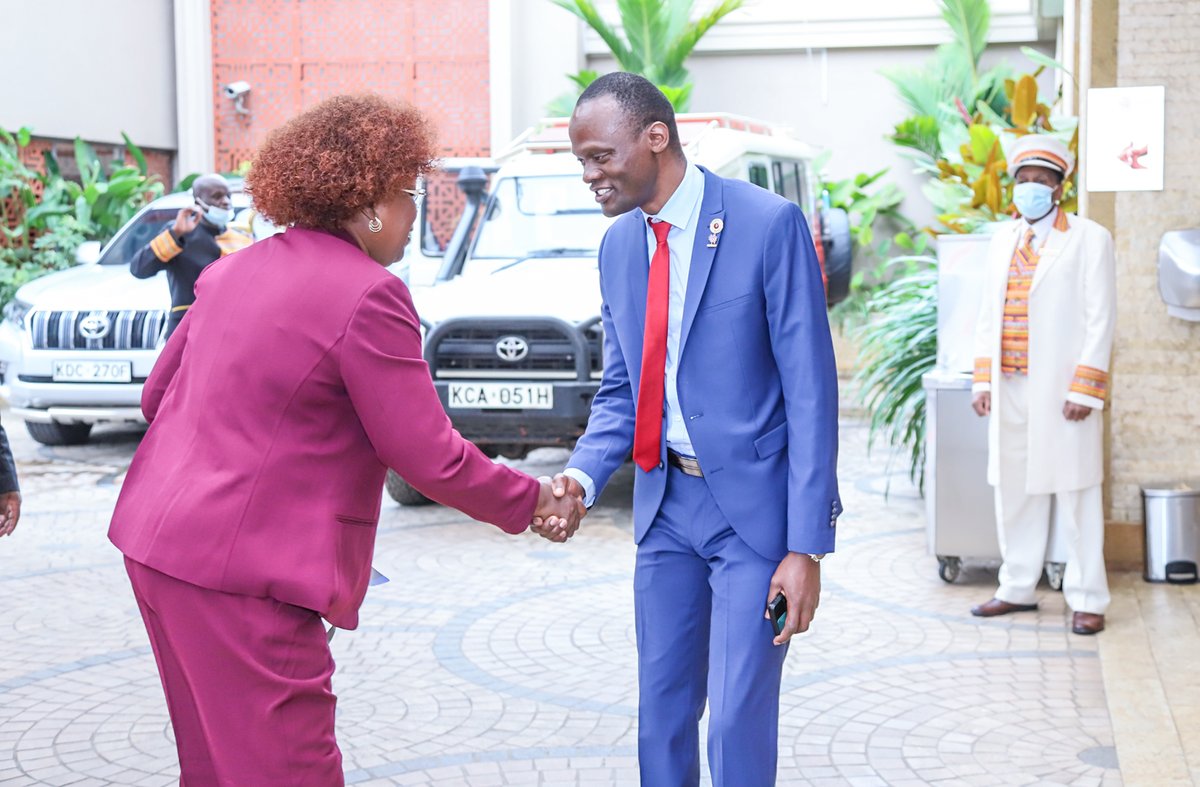 The Institution of Engineers of Kenya (@theiek) on Twitter photo Our chief guest <a href="/WahomeHon/">Hon. Alice Wahome, EGH</a> Cabinet Secretary, Ministry Of Water, Sanitation And Irrigation arrives at Serena Hotels Nairobi for the #29thIEKConvetion Media Launch and is welcomed by our President <a href="/Eng_ErickOhaga/">Eng. Erick Ohaga, CE, FIEK, MKIM</a> and Chairman <a href="/EngineersBoard/">Engineers Board of Kenya</a> Eng. Erastus K. Mwongera. Our chief guest <a href="/WahomeHon/">Hon. Alice Wahome, EGH</a> Cabinet Secretary, Ministry Of Water, Sanitation And Irrigation arrives at Serena Hotels Nairobi for the #29thIEKConvetion Media Launch and is welcomed by our President <a href="/Eng_ErickOhaga/">Eng. Erick Ohaga, CE, FIEK, MKIM</a> and Chairman <a href="/EngineersBoard/">Engineers Board of Kenya</a> Eng. Erastus K. Mwongera.