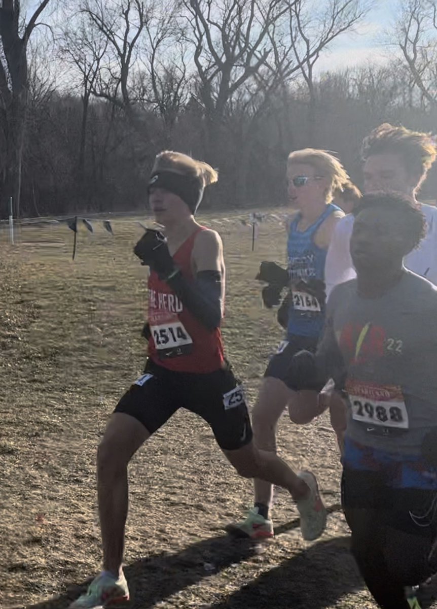 Micah Blomker finished 14th in 15:12 in the NXR Heartland Championship race. Great effort against in a loaded field!
