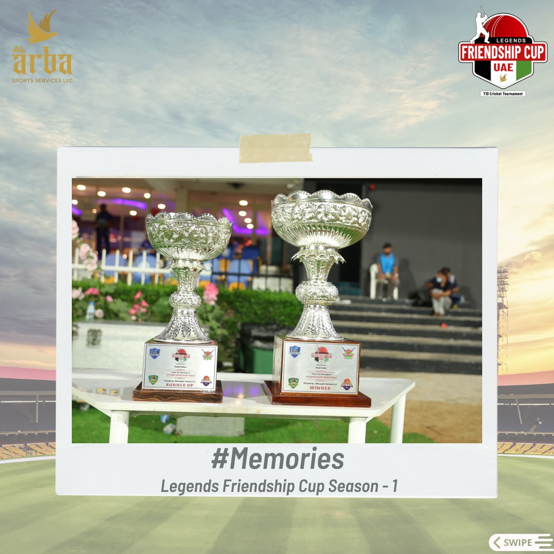 friendshipcupae's tweet photo. #LegendsLiveForever
It's a throwback from last season, where #PakistanLegends were crowned as the winners of #LegendsFriendshipCup UAE - Season 1.
What a game they had put forward! We are absolutely honoured to have hosted such a prestigious event on board.
#FriendshipCup https://t.co/3h0PCj6ICj