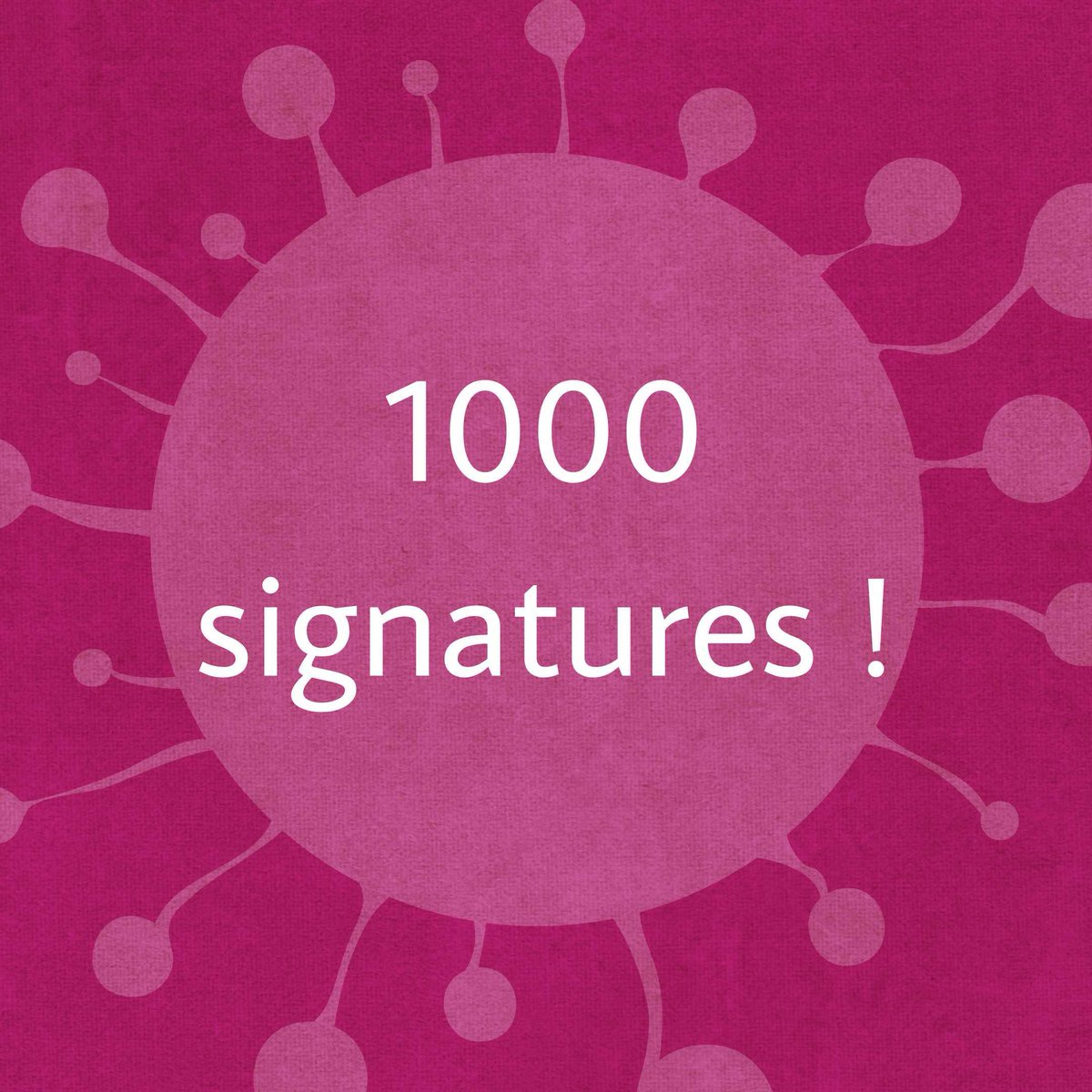 Plus de 1000!
Si comme <a href="/zalaly/">Ziyad Al-Aly, MD</a>  🇺🇸, <a href="/MartaEsperti/">Marta Esperti ⛵️🛟🌊✊🏽</a>
🇮🇹, <a href="/Jerome_Larche/">Jérôme Larché</a>🇫🇷, <a href="/Carrie_McGinn/">Carrie Anna McGinn</a> 🇨🇦, @DDPActual🇳🇿, <a href="/ClaireHastie1/">Claire Hastie 💙</a> 🇬🇧, <a href="/DrFranckClarot/">Le Doc</a>🇫🇷 
vous aussi, vous voulez signer notre Tribune pour appeler <a href="/EmmanuelMacron/">Emmanuel Macron</a> à agir sur le #CovidLong🔥 
👉tinyurl.com/3tu452vx!