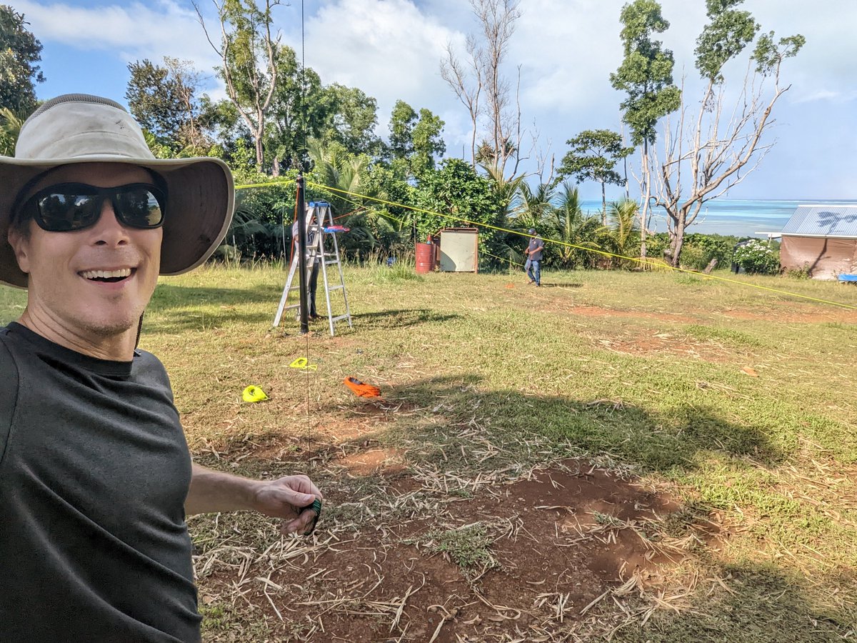 Antennas are coming down. Big antenna, RX antenna, and one beam are down. One beam and the BigIR are still up and we'll keep them up and working as long as it is practical.