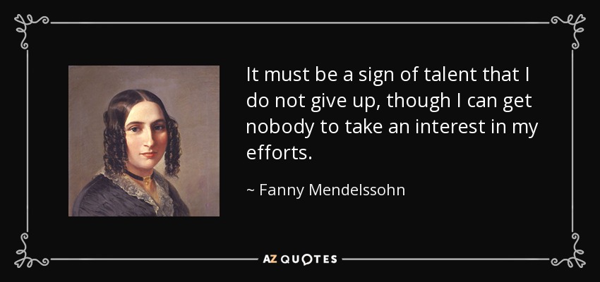 The weekly composer: Fanny Hensel - Mendelssohn (1805 - 1847) was born today 217 years ago. Here is a wonderful recording of her c minor sonata!  youtube.com/watch?v=xC6Ud9… #weeklywomancomposer #fannymendelssohn