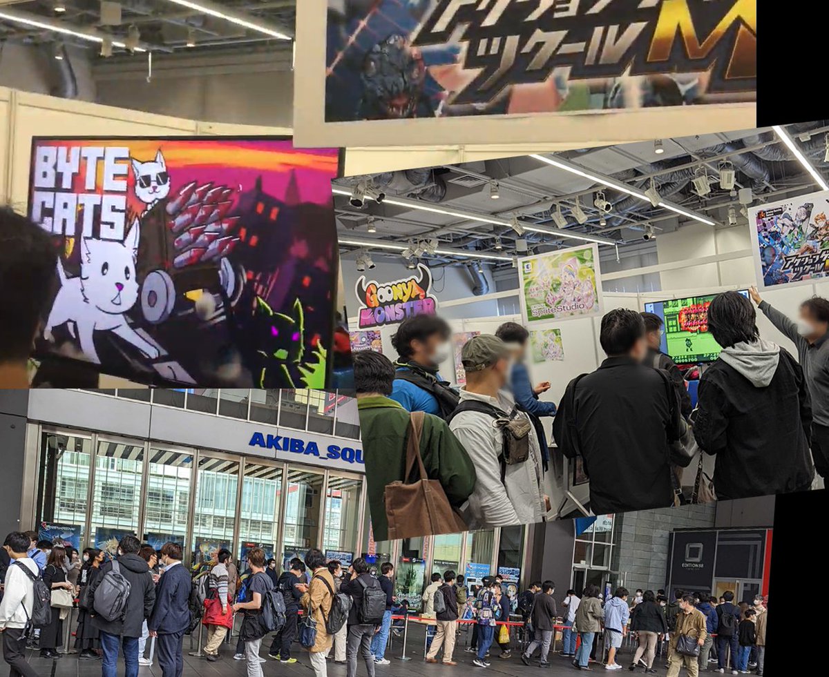 PixelGameMaker's tweet photo. A big thanks to @PGMMV_jp for selecting #ByteCats to be used as a promotional game at yesterday's Digital Game Expo in Akihabara! It's a great & challenging game, and I really hope people are checking it out!
https://t.co/DGR3VGpVjb
#NintendoSwitch #masocore #indiegames https://t.co/93EXnGu1gl