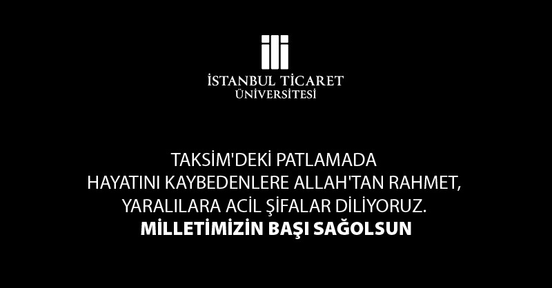 Taksim'deki patlamada hayatını kaybedenlere Allah'tan rahmet, yaralılara acil şifalar diliyoruz. Milletimizin başı sağolsun
