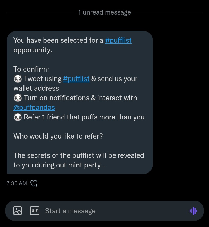Official_juny_'s tweet photo. Just got in the #pufflist , mint is soon!
Hurry and get yours now! https://t.co/PW4DkS1rL8