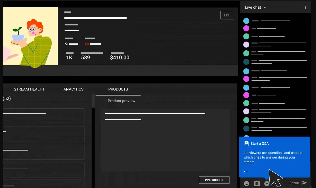 6️⃣ [PROPULSER]
#YouTube introduit les sessions de Q&amp;A en #live buff.ly/3EvDMk5  v/ <a href="/digitaliworld/">Digital Information World</a>
 
⚡️C'est une nouvelle façon pour les créateurs de contenus d'engager leurs audiences et de marcher sur les platebande de #Twitch 

#SocialMedia #Streaming  
#FlashTweet