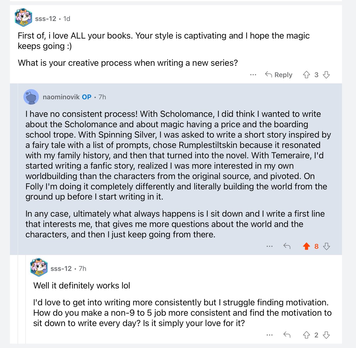 Naomi Novik tweet media