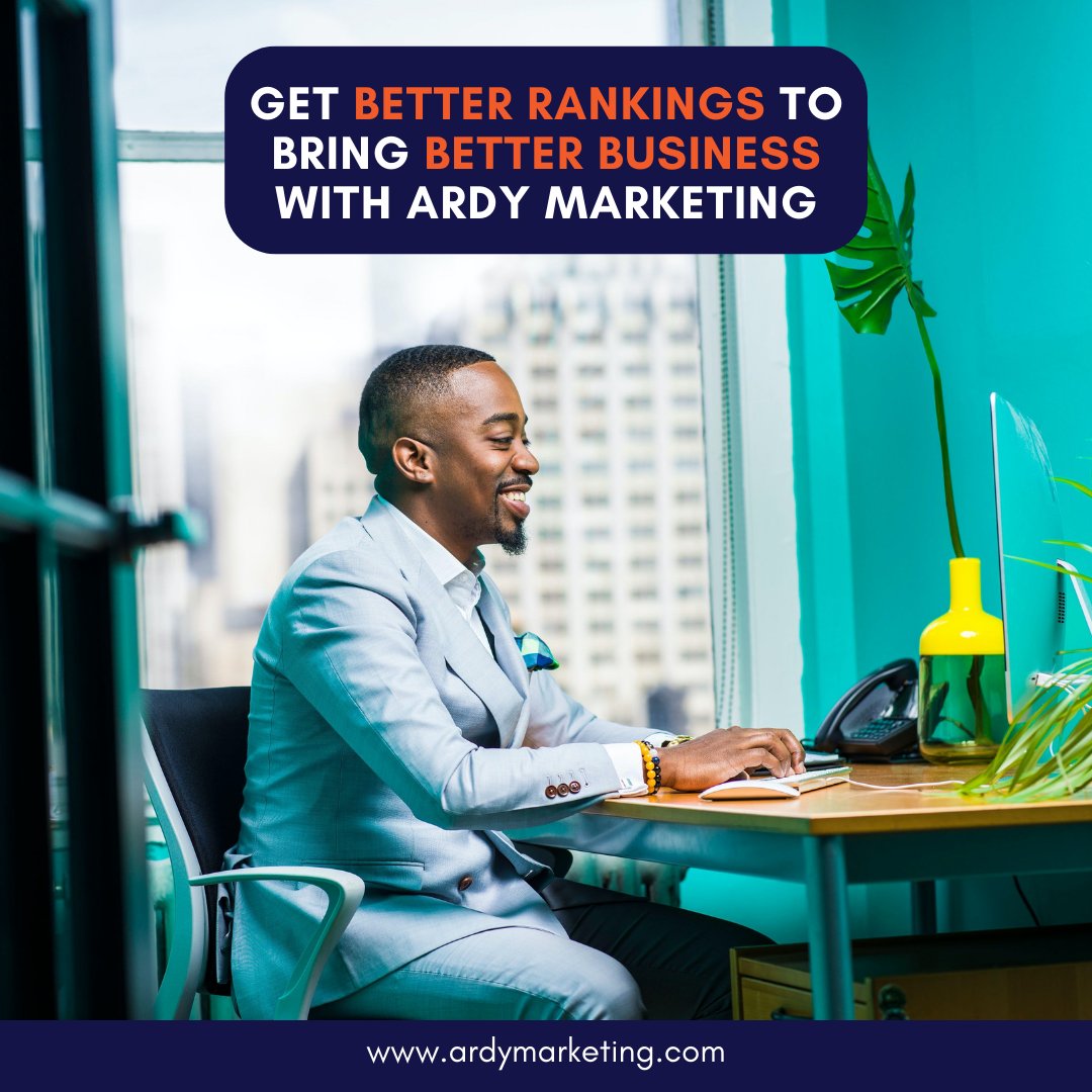 Get better rankings online with our SEO services to bring you better business with Ardy Marketing. 
-
Learn more on ardymarketing.com 
-
#ardymarketing #marketing #seo #seoranking