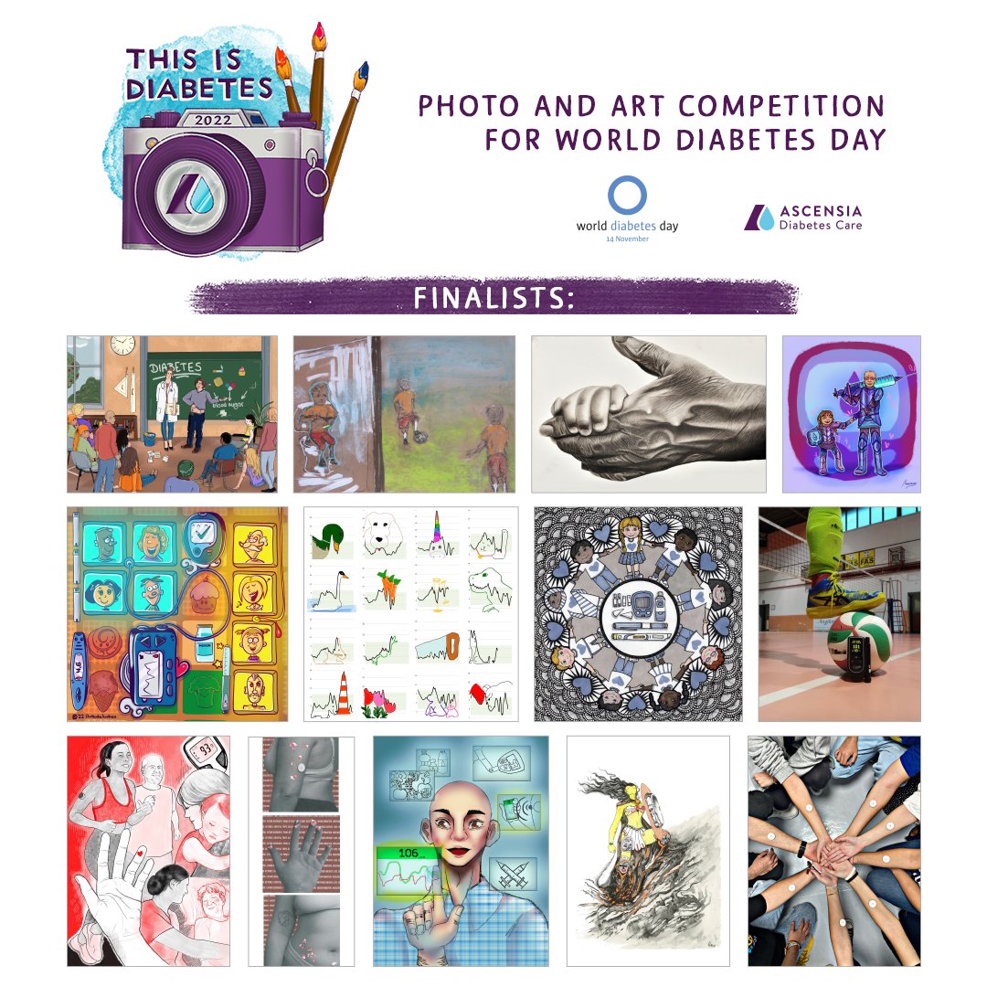 It's World Diabetes Day, and This is Diabetes winners have been announced!

We received many amazing submissions reflecting #WDD2022 theme.

Visit ascensia.com/wdd2022 to see the winning entries.

How are you celebrating today?

#diabetescompetition #diabetesart #diabetesphoto