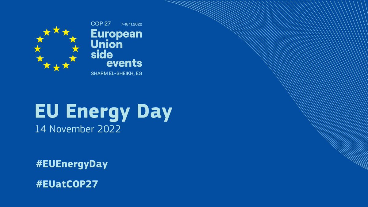 eEuropa.org (@your_gate_to_eu) on Twitter photo RT <a href="/EUClimateAction/">EU Climate Action</a>: We are kicking off week 2 at #COP27 with the #EUEnergyDay 🇪🇺⚡️
Check out the programme and follow events on the clean energy transition with
🟡<a href="/KadriSimson/">Kadri Simson</a>
🟡<a href="/Teresaribera/">Teresa Ribera</a>
🟡<a href="/IEA/">International Energy Agency</a>
🟡<a href="/IRENA/">IRENA</a>
🟡<a href="/WBG_Energy/">World Bank Energy</a>
🟡<a href="/isolaralliance/">International Solar Alliance</a>
and m… RT <a href="/EUClimateAction/">EU Climate Action</a>: We are kicking off week 2 at #COP27 with the #EUEnergyDay 🇪🇺⚡️
Check out the programme and follow events on the clean energy transition with
🟡<a href="/KadriSimson/">Kadri Simson</a>
🟡<a href="/Teresaribera/">Teresa Ribera</a>
🟡<a href="/IEA/">International Energy Agency</a>
🟡<a href="/IRENA/">IRENA</a>
🟡<a href="/WBG_Energy/">World Bank Energy</a>
🟡<a href="/isolaralliance/">International Solar Alliance</a>
and m…