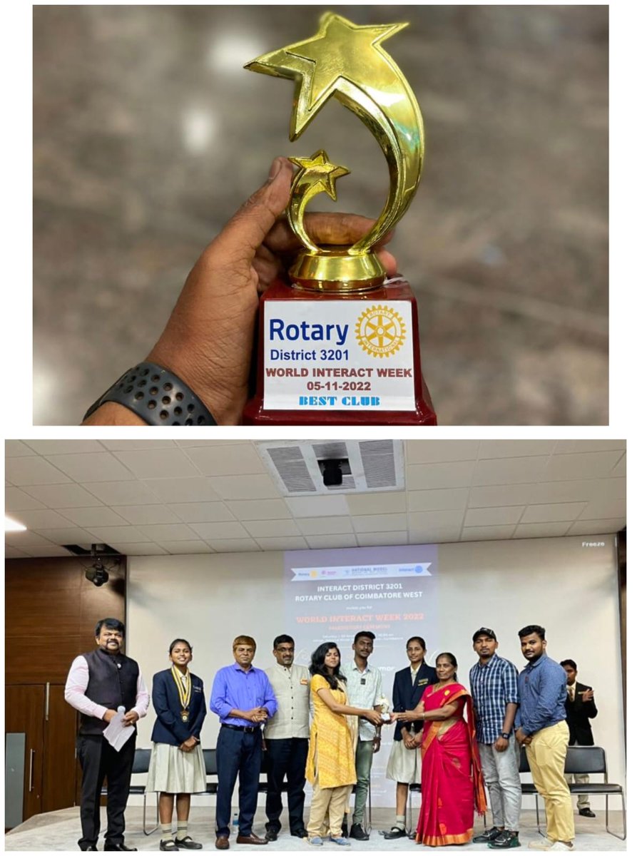SKASC_CBE's tweet photo. Rotaract Club of SKASC was awarded as one of the best Rotaract Clubs to coordinate with Interact Clubs in this World Interact Week 2022. 

#rotary #rotaractclubs #skasc @narendramodi  @mhrd_innovation https://t.co/gUBjgjWFkE