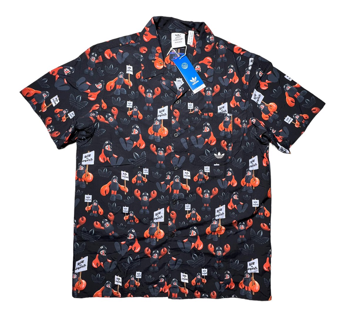 Surdashery's tweet photo. https://t.co/Cxaxlosf7q
Adidas Being Green with Philip Colbert Save the Lobster Short Sleeve Button Up Shirt
#philipcolbert #lobstars #savethelobster #recycling #green #london #adidas #menswear #beinggreen https://t.co/VPTaRK0Ew2
