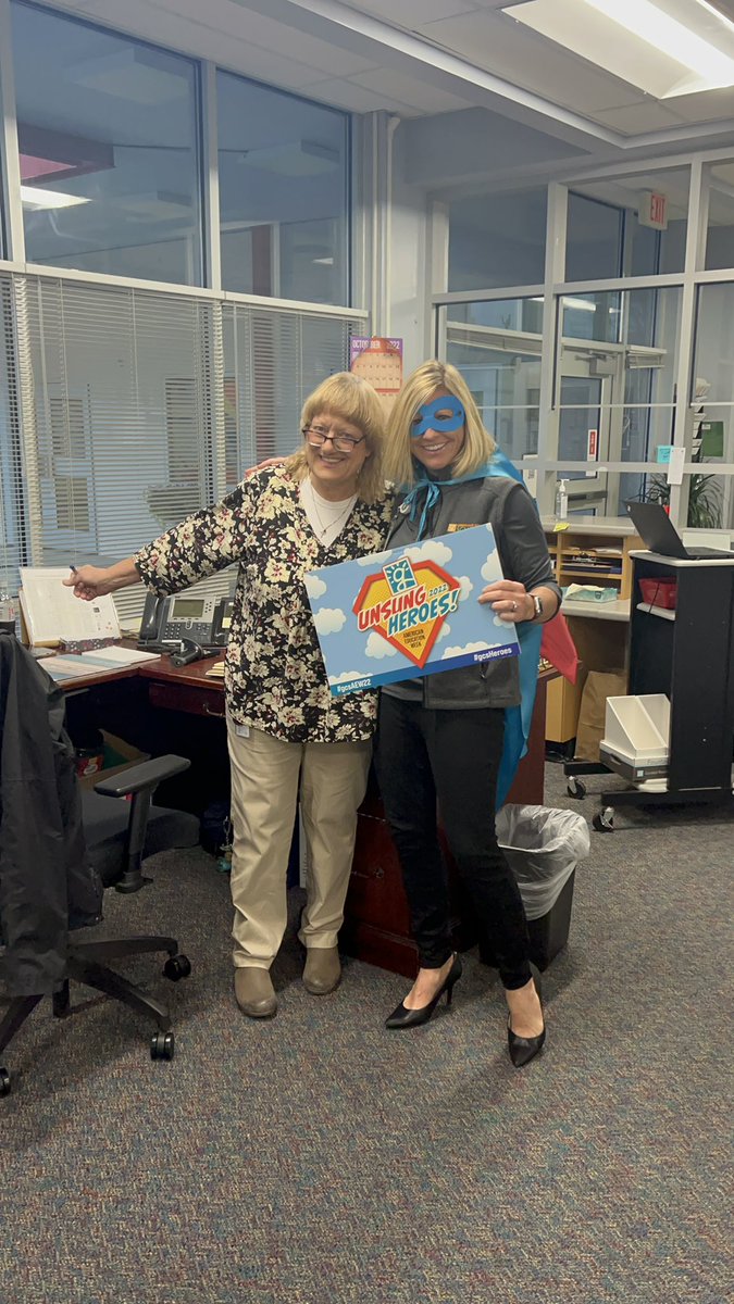 theotooles's tweet photo. Happy American Education Week! Unsung hero Beth Watts at Brook Glenn Elementary goes above and beyond everyday as our front office clerk! #gcsheroes #gcsAEW22 https://t.co/hLUg943h8A