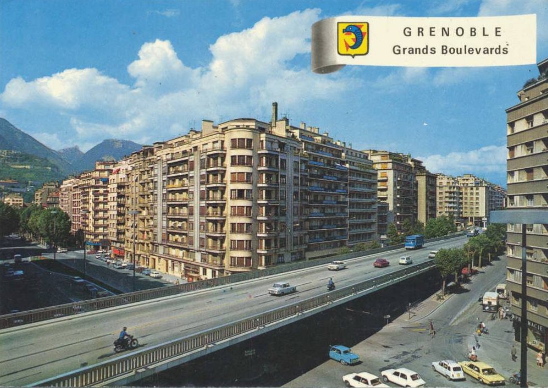 Mémoire2Ville on Twitter "38 GRENOBLE 1971 Les Grands Boulevards Il s