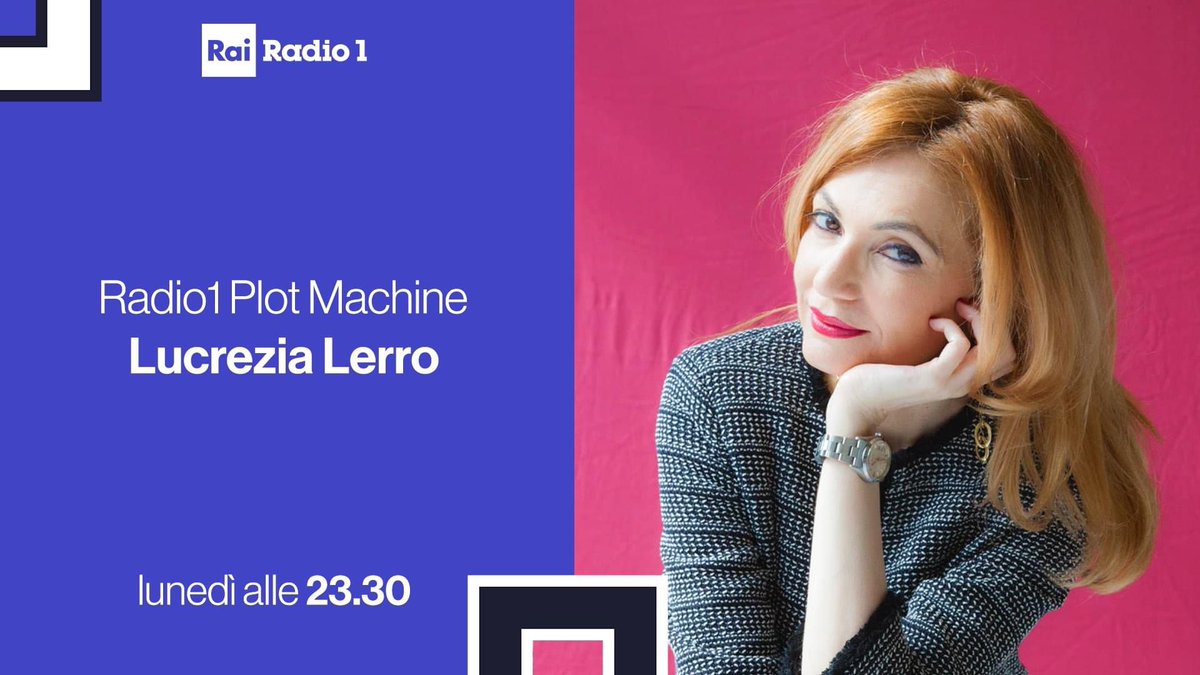 Questa sera alle 23.30 <a href="/lucrezialerro2/">Lucrezia</a> a <a href="/Radio1Plot/">Radio1PlotMachine</a>  Machine presenta il suo nuovo libro "Gli uomini che fanno piangere" con <a href="/vitociox/">Vito Cioce</a> e <a href="/MarcellaSullo/">Marcella Sullo</a>.
Un romanzo che segue in soggettiva le emozioni e i pensieri della protagonista alle prese con un amore tossico.
<a href="/Radio1Rai/">Rai Radio1</a>