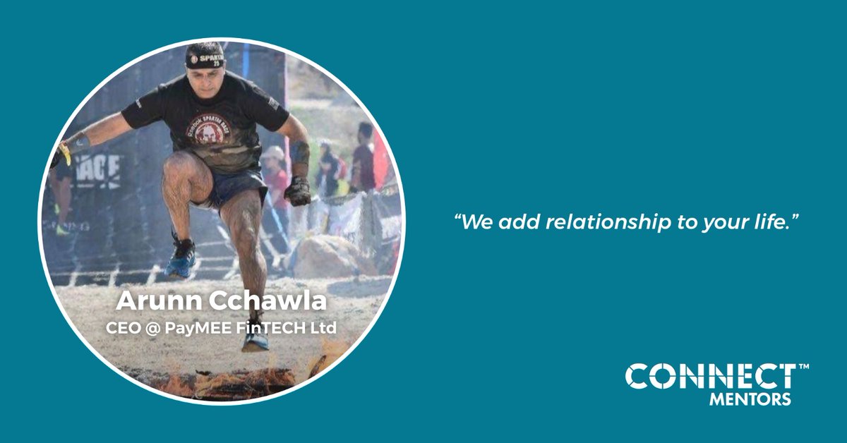 Meet our mentor of the week, Arunn Cchawla, CEO of PayMEE FinTECH Ltd.

Thanks for sharing your valuable experience Arunn

If you, like Arunn, are looking to share your experience and expertise please give us a shout 📩Hello@connectmentors.com

#connect #support #HR #Mentors