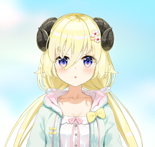 ちょっと前の配信で言ってたししろんっぽい髪形なわためぇのコライラストです

上げなおしました
#つのまきあーと 